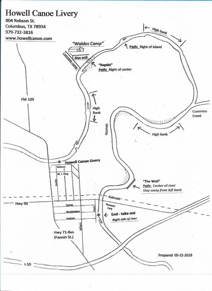 river map columbus